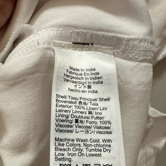 NWT! J.Crew Capitaine shirtdress in linen. Size Large #BY784. $128 - Picture 8 of 9